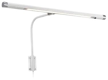 Alumbracuadro metal blanco 43,5 cm LED 9W