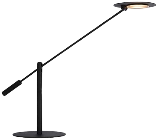 Lámpara sobremesa metal negro Ø 18x46 cm LED 9W - LULS0068