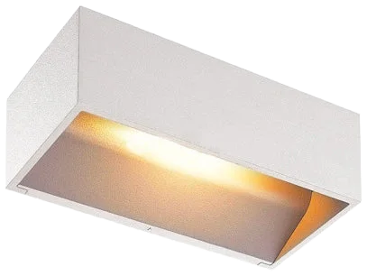 Apliqué aluminio blanco 11,2x9x8 cm LED 9W - MUAP0003