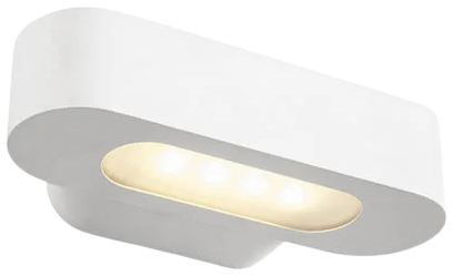 Apliqué aluminio blanco 21 cm LED 8W - SUAP0035