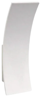 Apliqué aluminio blanco 8x5x24,5 cm LED 6W - LZAP0016