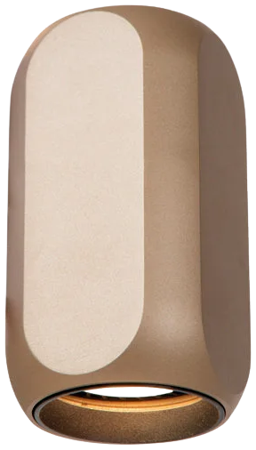 Aplique aluminio café Ø6x10,8 cm GU10 - LUAP0163