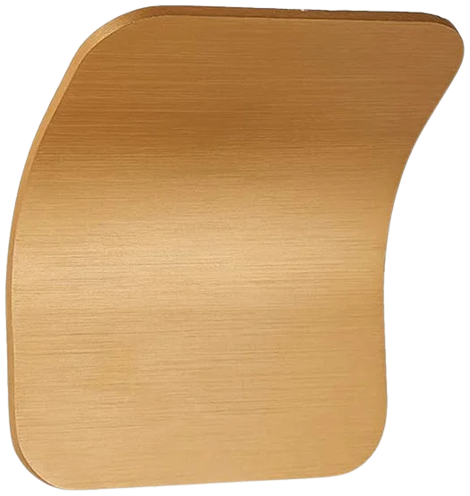 Aplique aluminio oro 18x20cm 12W LED - TOAP0093