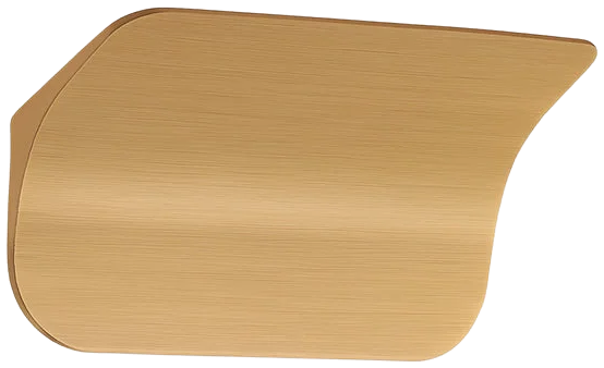 Aplique aluminio oro 24x15,5cm 8w - TOAP0094