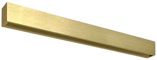 Apliqué bidireccional metal oro luz indirecta 80x6 cm LED 25W - TOAP0073