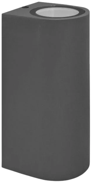 Aplique doble exterior GU10 Grafito - KOAP0009