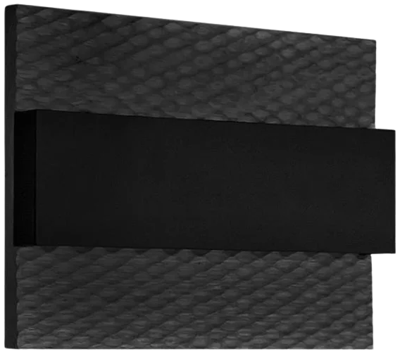 Apliqué madera nativa calada negro LED 10W - ZIAP0003