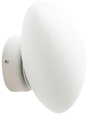 Apliqué metal blanco vidrio empavonado de 13,5x25 cm LED 5W - ONAP0047