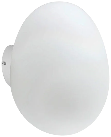 Apliqué metal blanco vidrio empavonado de 24x22x33 cm LED 5W - ONAP0046