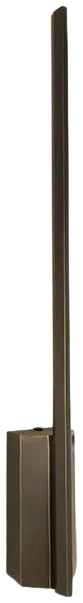 Apliqué metal negro bordes dorado luz indirecta 41 cm LED 4W - TOAP0004