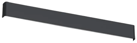 Apliqué metal negro luz indirecta 61 cm LED 20W - TOAP0068