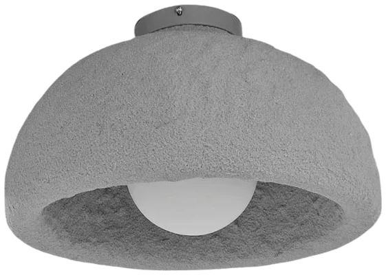 Aplique o plafón fibra de vidrio Ø40x25 cm E27 - LGAP0137
