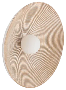 Aplique resina beige G4 Ø20cm - TOAP0076