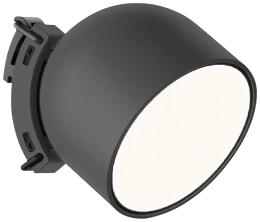 Foco colgante aluminio negro Ø10x10 cm 12W LED - JGFO0001