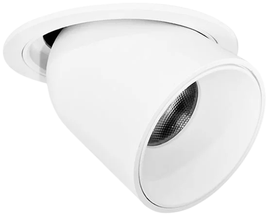 Foco embutido aluminio blanco 9x10 cm dimer 2700k 9W - TOFO0105