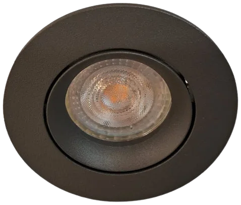 Foco embutido aluminio gris Ø 9 cm GU10 - MUFO0131