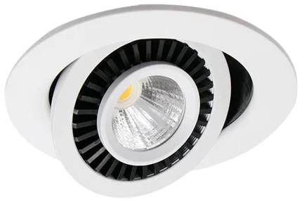 Foco embutido dimeable aluminio blanco Ø 13,5 cm LED 15W - TOFO0014