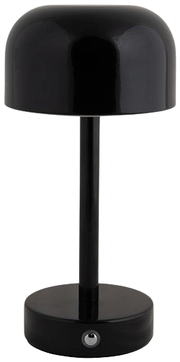 Lámpara sobremesa metal recargable negro 24,5 cm E27 - PGLS0063