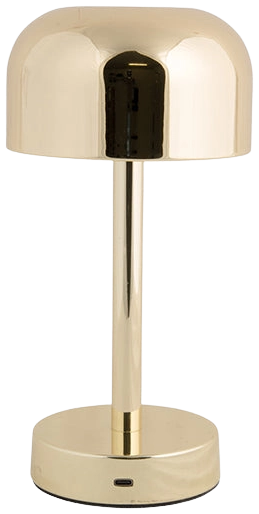 Lámpara sobremesa metal dorado 24,5 cm E27 - PGLS0061