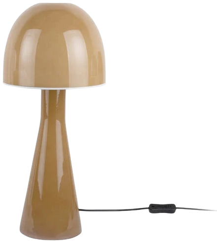 Lámpara sobremesa vidrio ocre Ø20x45 cm E27 - PGLS0065