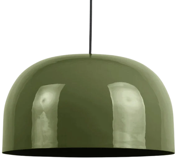 Lámpara colgante metal verde olivo Ø40x23 cm E27 - PGLC0003