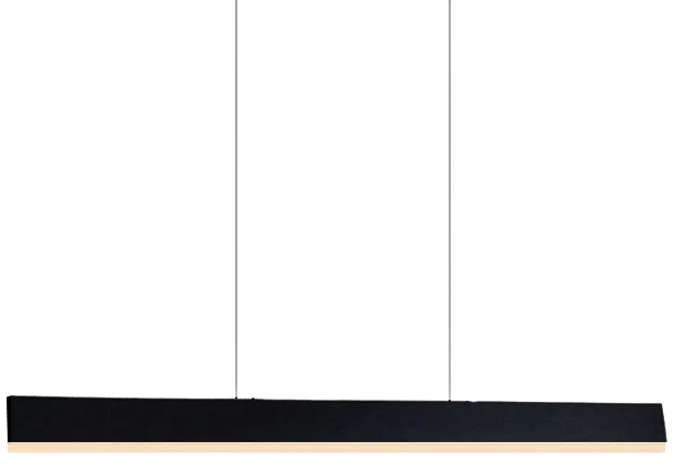 Lámpara colgante lineal negro 90 x 6,5 cm LED 18W - ANLC0011
