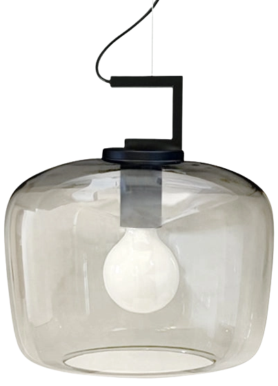 Lámpara colgante vidrio Ø25x30 cm E27 - LGLC0169