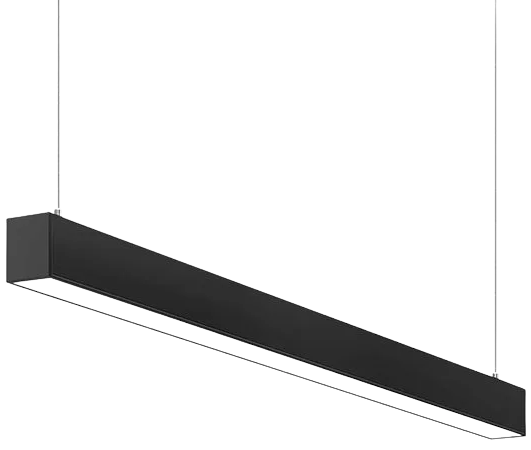 Lámpara colgante y para sobreponer negro 120cm 3K 4K 6K 40W LED - MULC0008