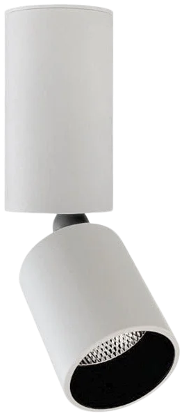 Foco sobrepuesto dimeable dirigible metal blanco Ø 5,2 cm LED 8W - TOFO0054