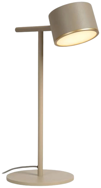 Lámpara de mesa metal taupe Ø16x40 cm 9W LED - LULS0223