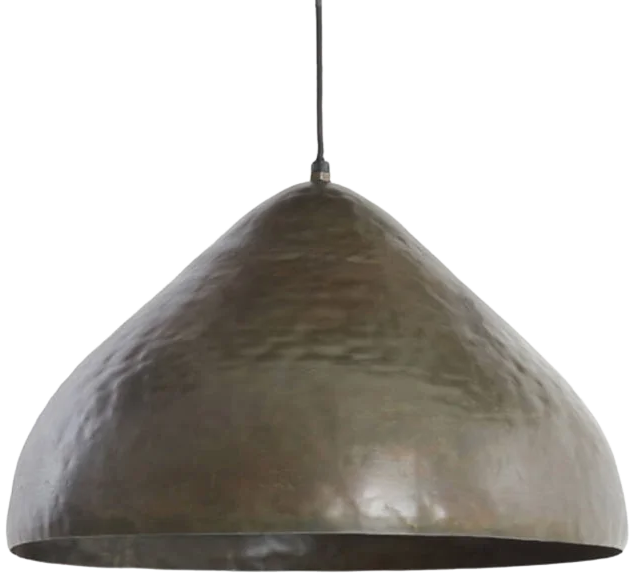 Lámpara colgante metal bronce oscuro Ø40x25 cm E27 - LLLC0481