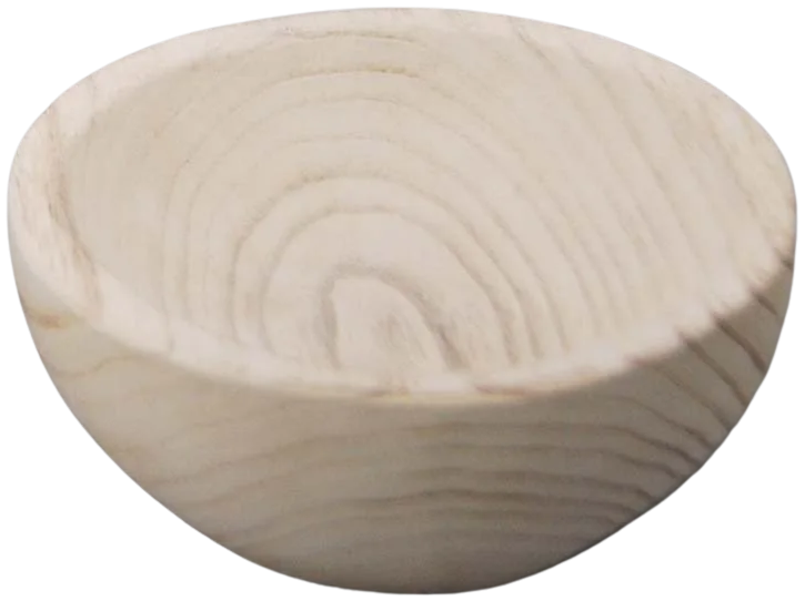 Cuenco en Madera de Paulownia - Hiedra