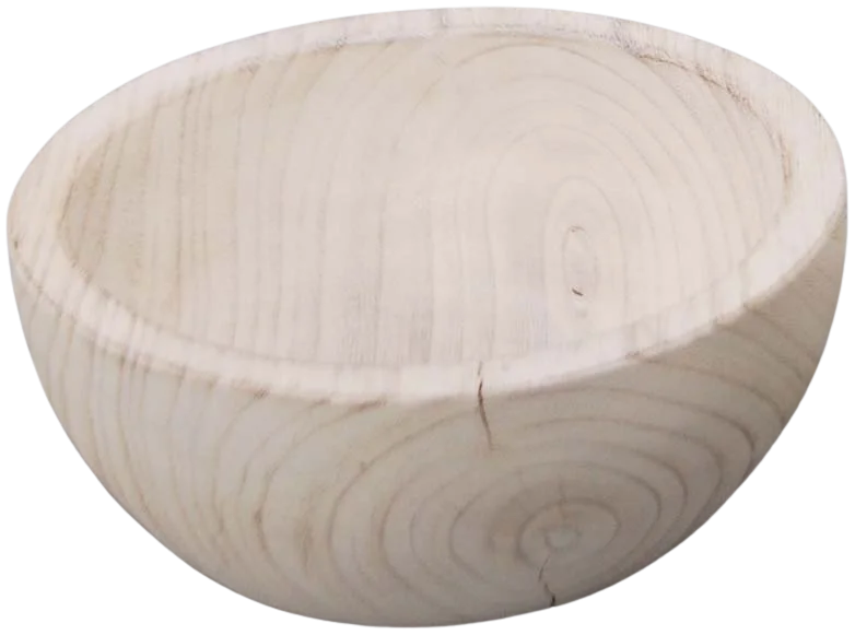 Cuenco en Madera de Paulownia - Hiedra