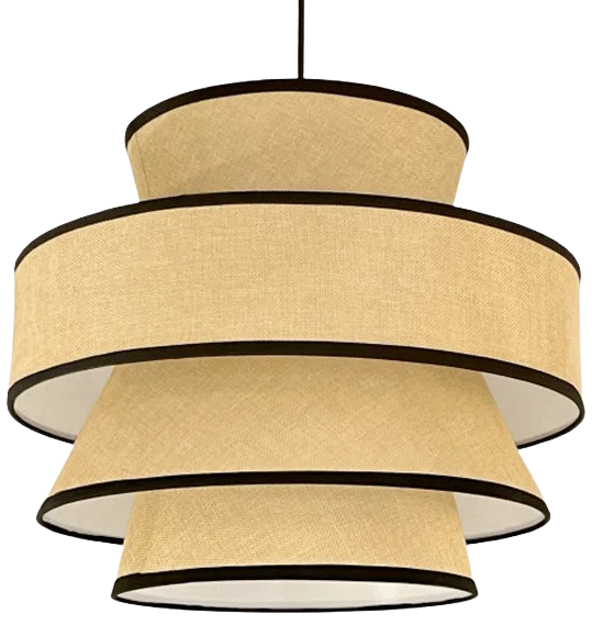 Lámpara colgante rafia natural Ø40 cm E27 - ILLC0005