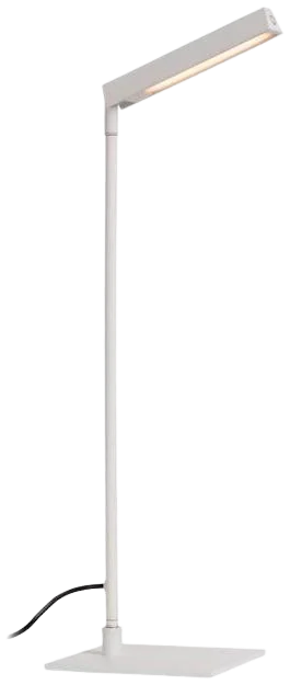 Lámpara sobremesa metal blanco 13x42,3 cm LED 2700K 3W - LULS0186