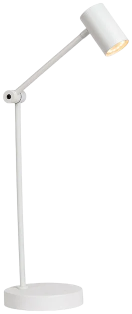 Lámpara sobremesa blanco recargable Ø15x64 cm LED 3W - LULS0178