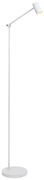 Lámpara de pie metal Blanco recargable Ø22x138 cm LED 3W - LULP0089