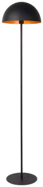 Lámpara de pie acero negro Ø35x160 cm E27 - LULP0072