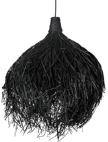Lámpara colgante fibra natural Ø40 cm E27 - MFLC0003