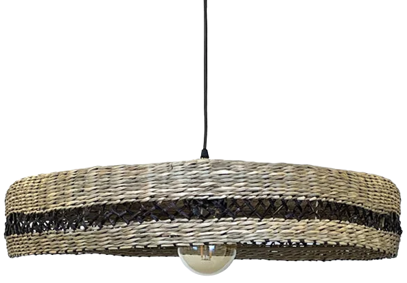 Lámpara colgante ratán natural Ø60 cm E27 - NNLC0001