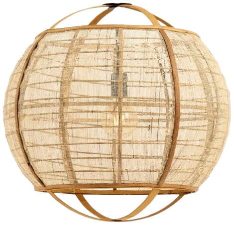 Lámpara colgante ratán natural Ø50 cm E27 - LLLC0464