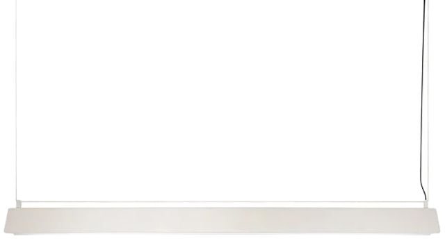 Lámpara colgante aluminio blanco 1,20 cm LED 30W - JGLC0021