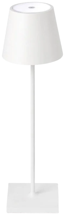 Lámpara sobremesa aluminio blanco Ø 10,5x38 cm LED 3,5 W - TOLS0014