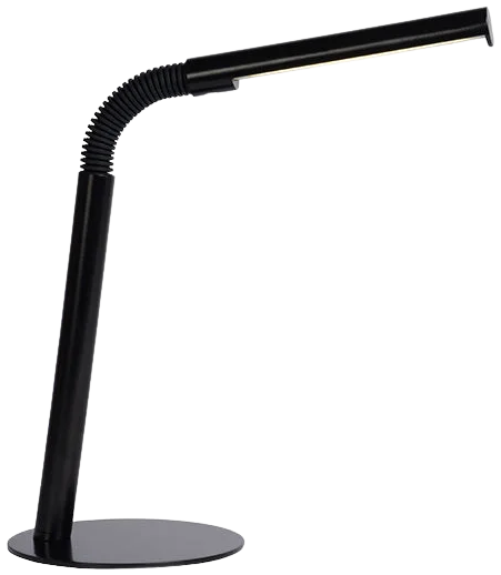Lámpara sobremesa metal negro flexible Ø 14x49 cm LED 3W