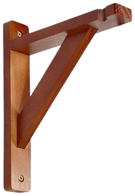 Soporte de lámpara para muro madera caoba 4x21,5x25 cm - RESO0003