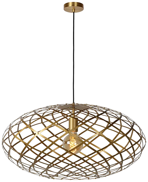 Lámpara colgante metal oro mate Ø 65 cm E27 - LULC0159
