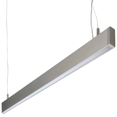Lámpara colgante aluminio difusor policarbonato 1,20 cm LED 34W - SNLC0018