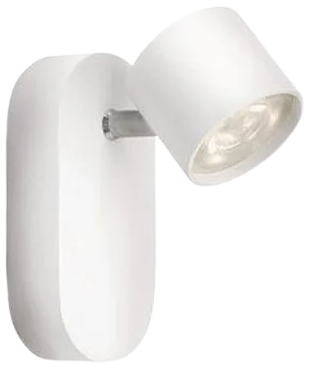 Foco sobrepuesto muro o techo aluminio blanco LED 4W - PHFO0044