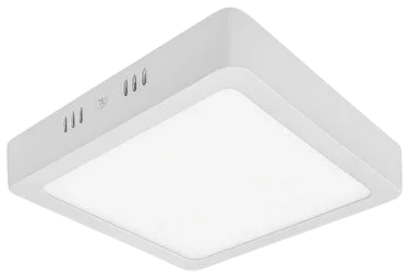 Plafón aluminio blanco 15,5x15,5cm LED 12W - BEPL0006