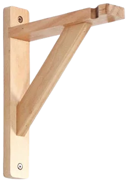 Soporte de lámpara para muro madera natural 4x21,5x25 cm - RESO0002